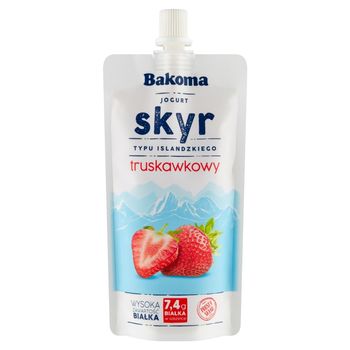 Bakoma Jogurt Skyr Typu Islandzkiego Truskawkowy 120 G Zakupy Online