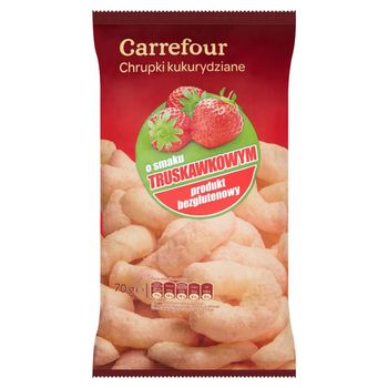 Carrefour Chrupki Kukurydziane O Smaku Truskawkowym G Zakupy