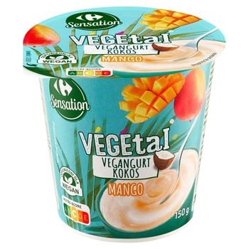 Carrefour Sensation Vegetal Vegangurt Kokos Mango 150 G Zakupy Online