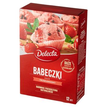 Delecta Babeczki Smak Truskawkowy Mieszanka Do Domowego Wypieku Ciasta