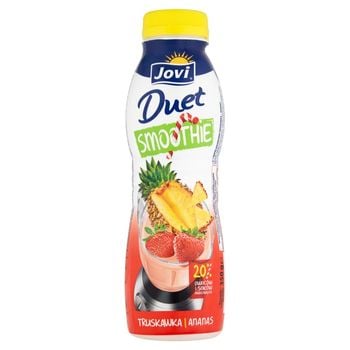 Jovi Duet Truskawka i ananas Napój jogurtowy 350 g Zakupy online z