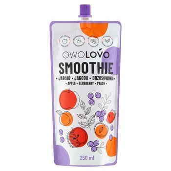 Owolovo Smoothie Jab Ko Jagoda Brzoskwinia Ml Zakupy Online Z