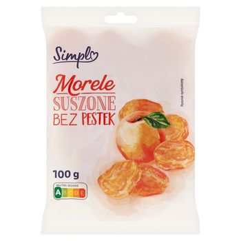 Simpl Morele suszone bez pestek 100 g Zakupy online z dostawą do domu