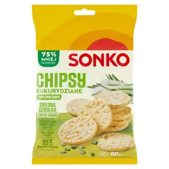 Sonko Chipsy Kukurydziane Zielona Cebulka 60 G Zakupy Online Z