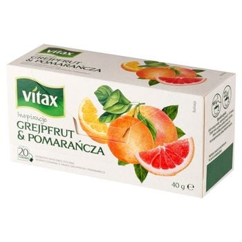 Vitax Inspiracje Herbatka Owocowo Zio Owa Aromatyzowana Grejpfrut