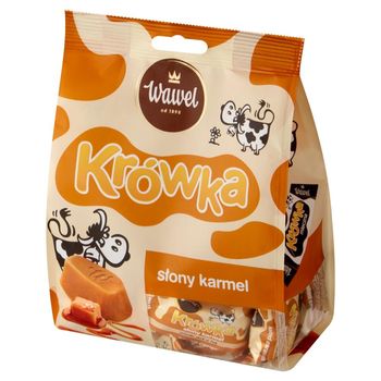 Wawel Krówka Pomadki mleczne słony karmel 250 g Zakupy online z