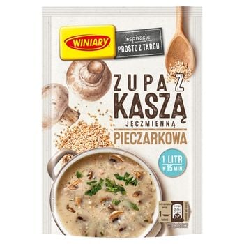 Winiary Zupa z kaszą jęczmienną pieczarkowa 75 g Zakupy online z