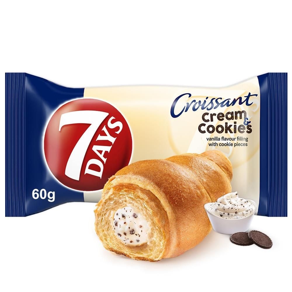 Days Cream Cookies Rogalik Z Kremem O Smaku Waniliowym Z Mlekiem I