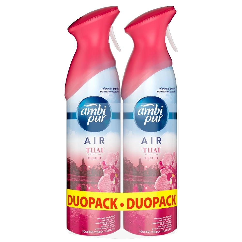 Ambi Pur Thai Orchid Odświeżacz powietrza w sprayu 2 x 300 ml Zakupy