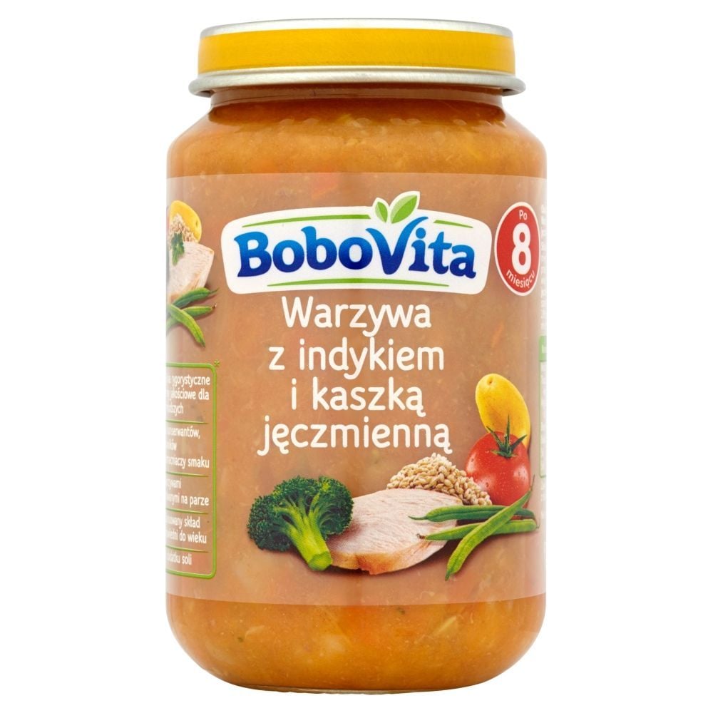 Bobovita Warzywa Z Indykiem I Kaszk J Czmienn Po Miesi Cu G