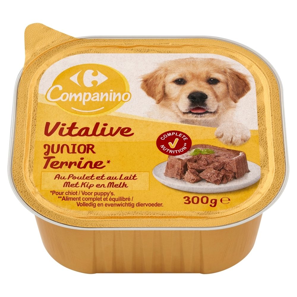 Carrefour Companino Vitalive Junior Karma Dla Szczeni T Z Kurczakiem I