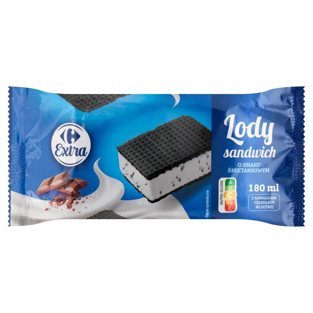 Carrefour Extra Lody Sandwich O Smaku Mietankowym Ml Zakupy