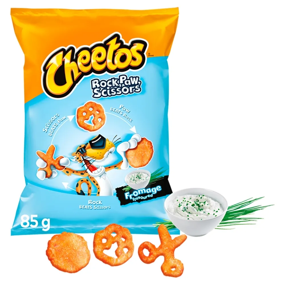 Cheetos Rock Paw Scissors Chrupki Kukurydziane O Smaku Mietankowym