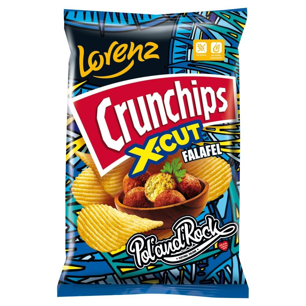 Crunchips X Cut Chipsy Ziemniaczane Grubo Krojone O Smaku Falafela 130