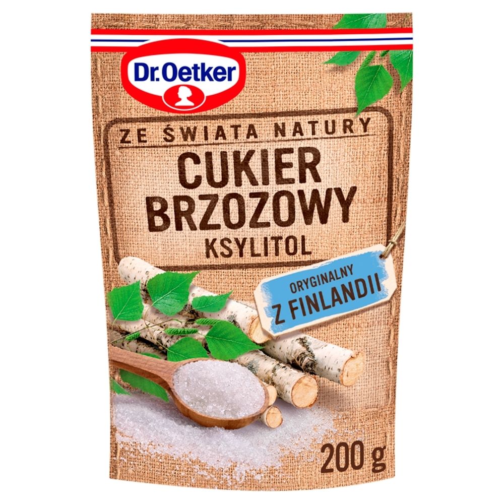 Dr Oetker Ze świata natury Cukier brzozowy ksylitol 200 g Zakupy