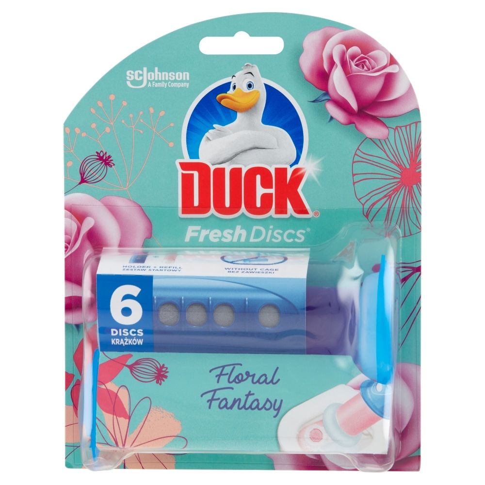 Duck Fresh Discs Żelowy krążek do toalety o zapachu kwiatowym 36 ml