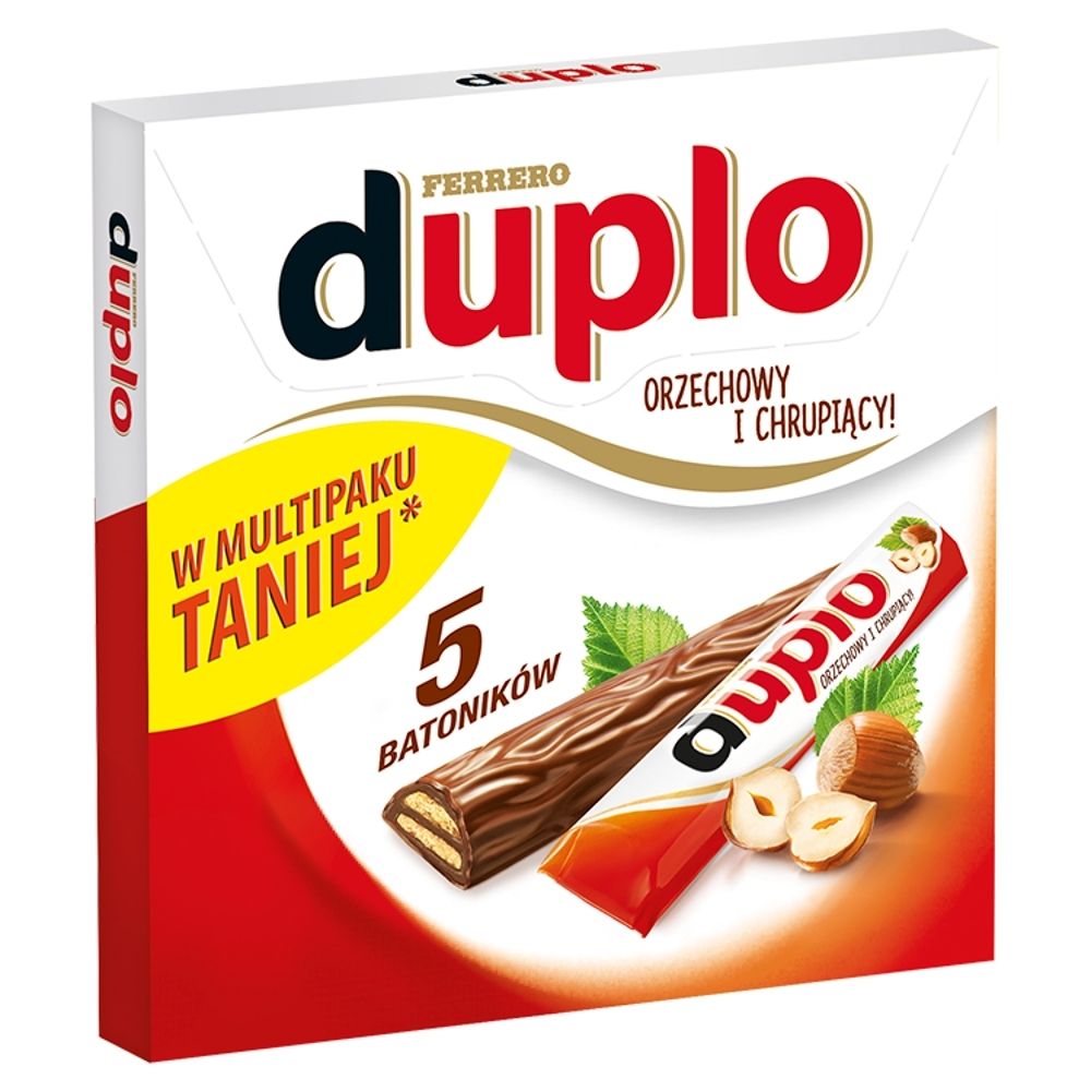 Duplo Wafel Z Orzechowym Nadzieniem Pokryty Mleczn Czekolad G