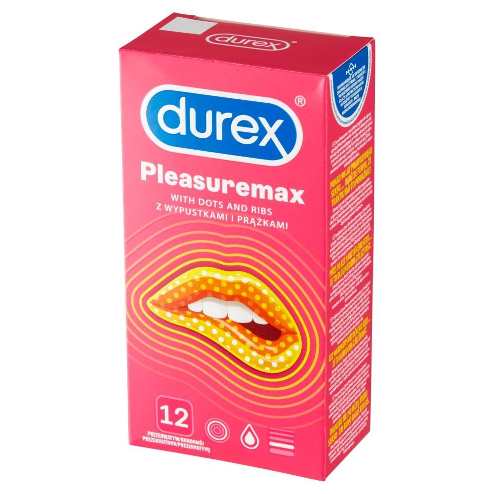 Durex Pleasuremax Prezerwatywy 12 sztuk Zakupy online z dostawą do