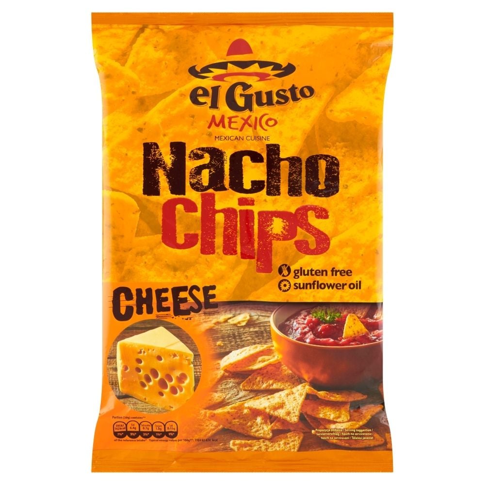 El Gusto Mexico Chipsy Kukurydziane O Smaku Serowym 180 G Zakupy