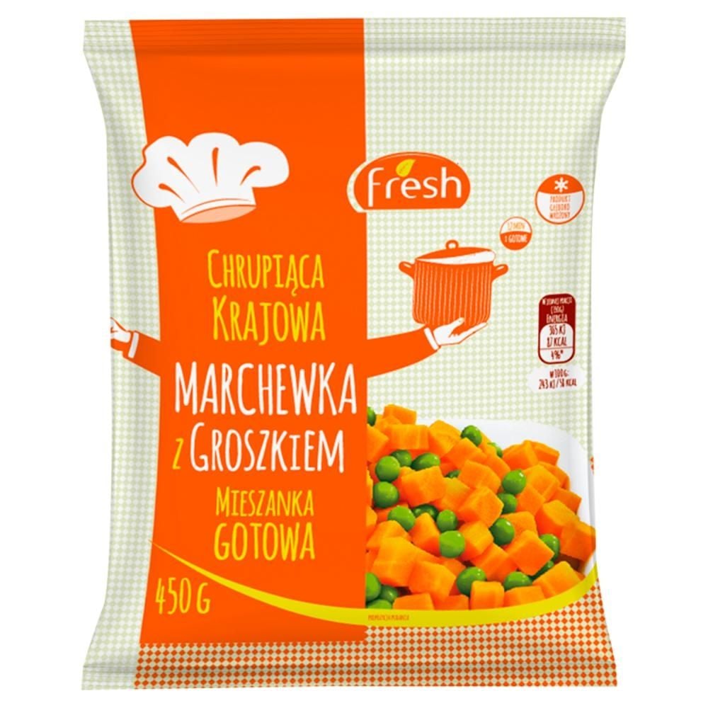 Fresh Marchewka z groszkiem 450 g Zakupy online z dostawą do domu