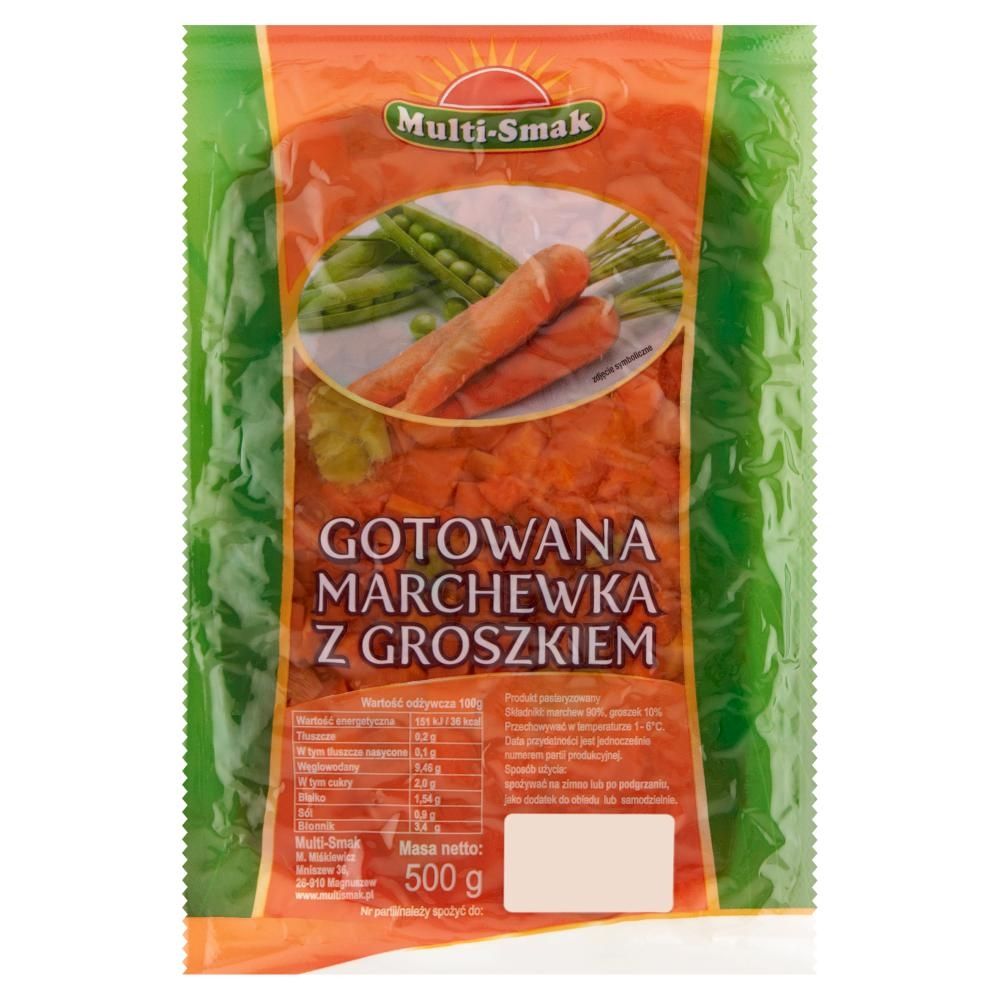 Gotowana marchewka z groszkiem 500 g Zakupy online z dostawą do domu