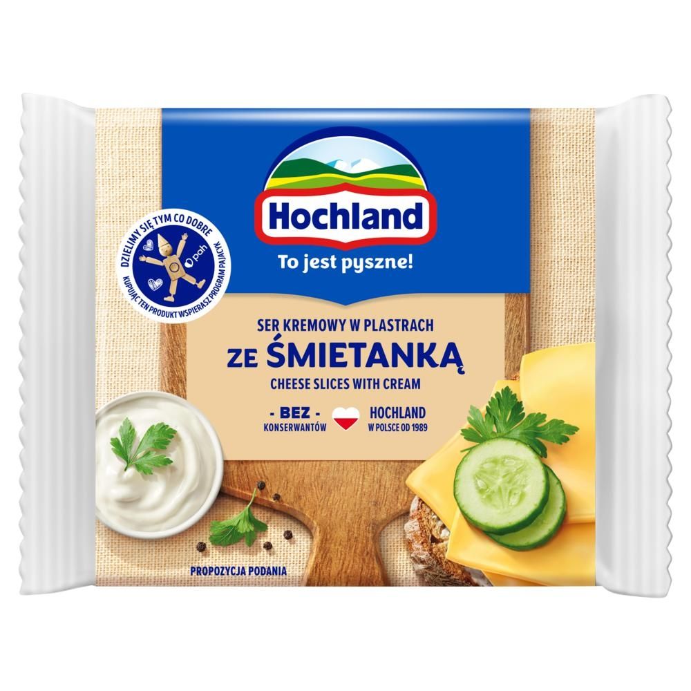 Hochland Ser Kremowy W Plastrach Ze Mietank G Zakupy Online Z