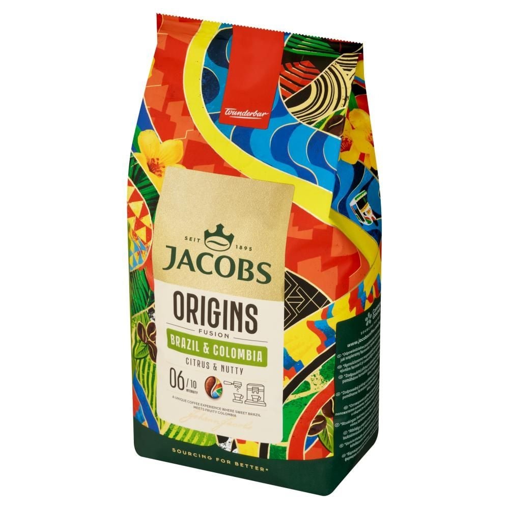 Jacobs Origins Fusion Brazil Colombia Kawa Ziarnista Palona G