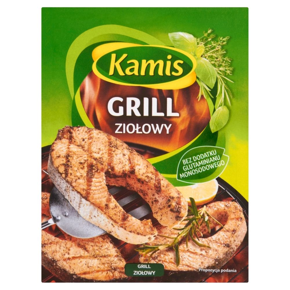 Kamis Grill Ziołowy Mieszanka przyprawowa 25 g Zakupy online z