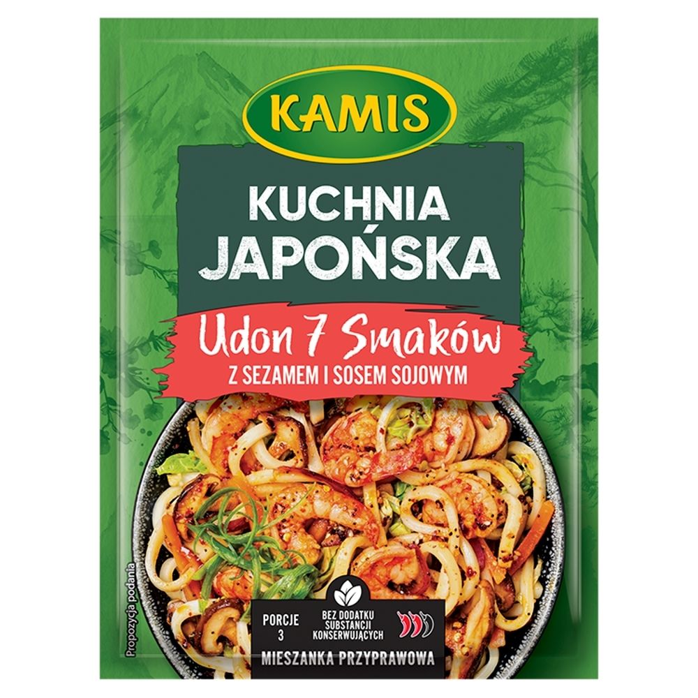 Kamis Kuchnia japońska Mieszanka przyprawowa udon 7 smaków z sezamem i