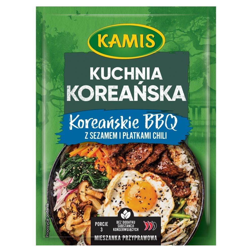 Kamis Kuchnia Korea Ska Mieszanka Przyprawowa Korea Skie Bbq Z Sezamem