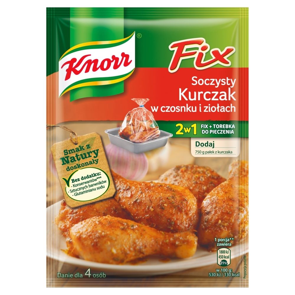 Knorr Fix Soczysty Kurczak W Czosnku I Zio Ach G Zakupy Online Z