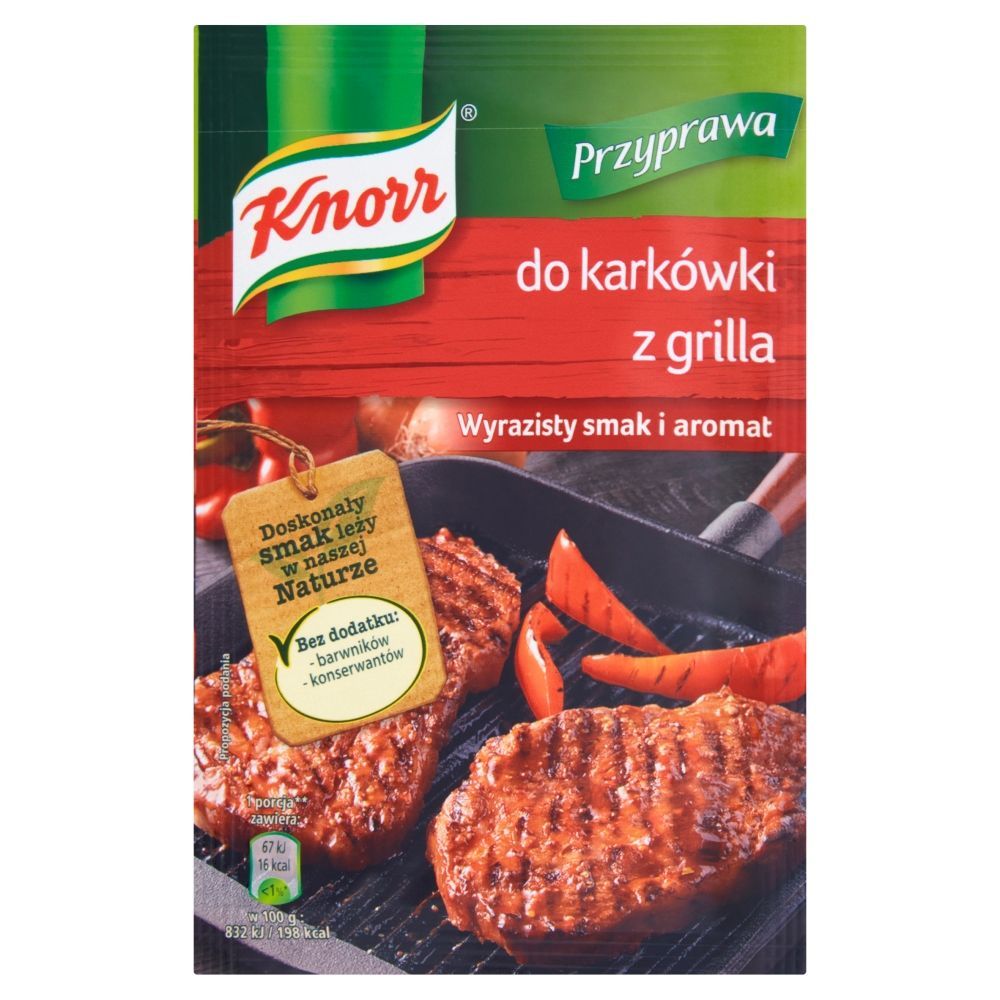 Knorr Przyprawa do karkówki z grilla 25 g Zakupy online z dostawą do