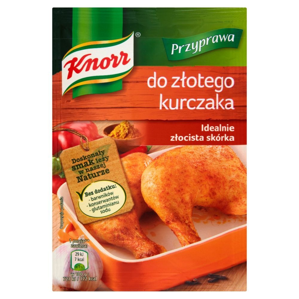 Knorr Przyprawa do złotego kurczaka 25 g Zakupy online z dostawą do