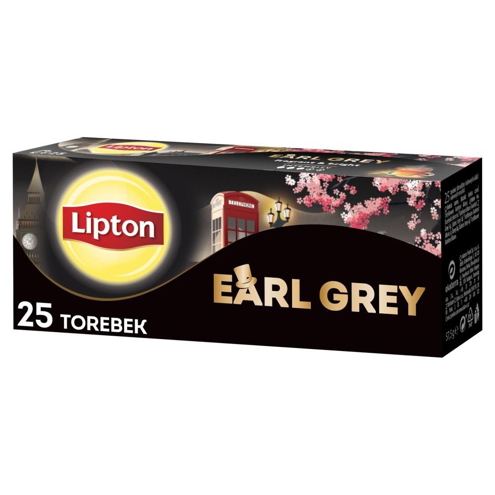 Lipton Earl Grey Herbata Czarna 37 5 G 25 Torebek Zakupy Online Z