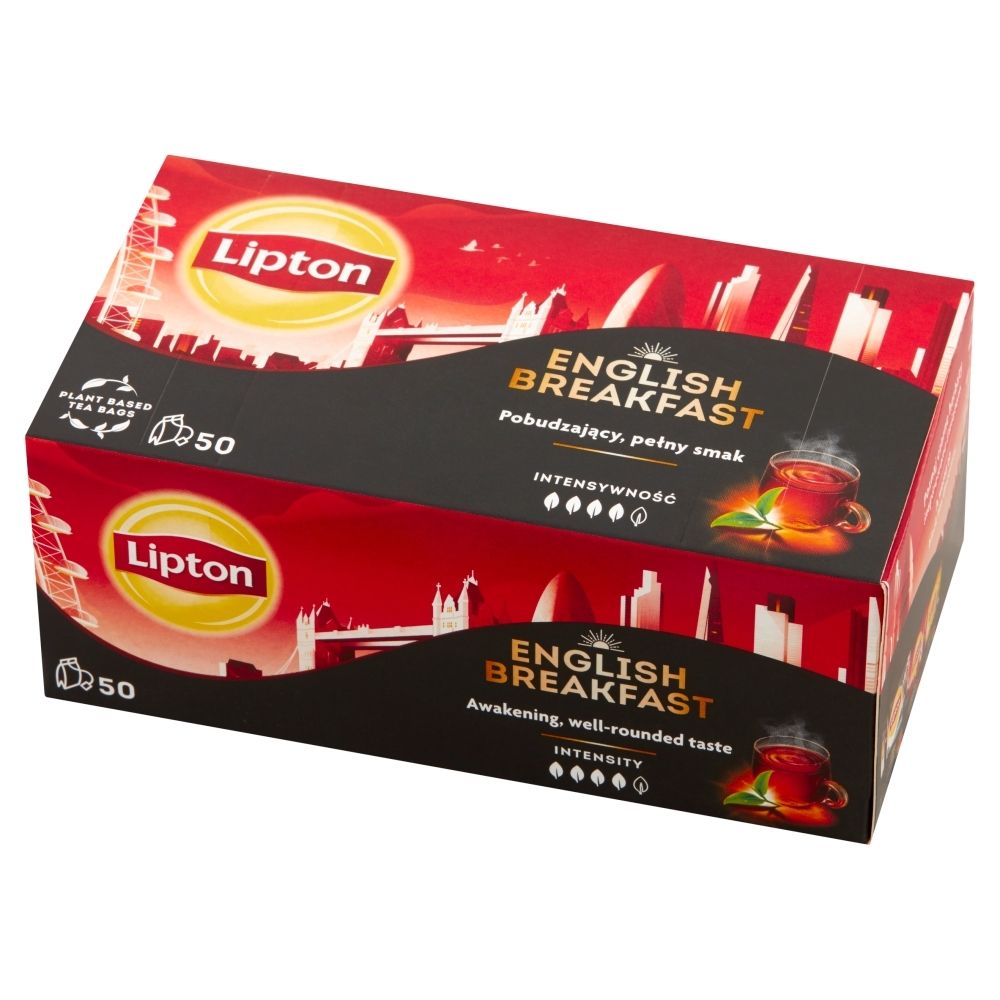 Lipton English Breakfast Herbata Czarna G Torebek Zakupy