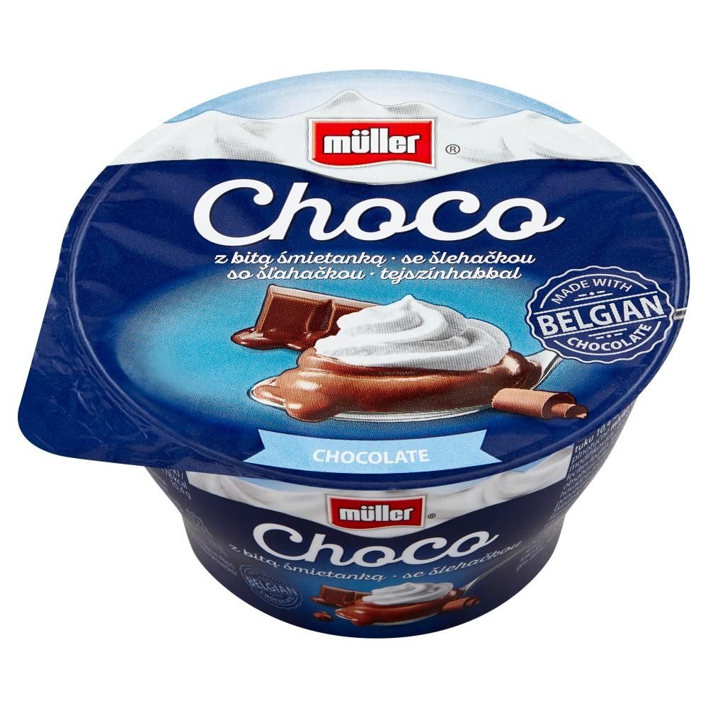 Müller Choco Deser czekoladowy z bitą śmietanką 135 g Zakupy online z