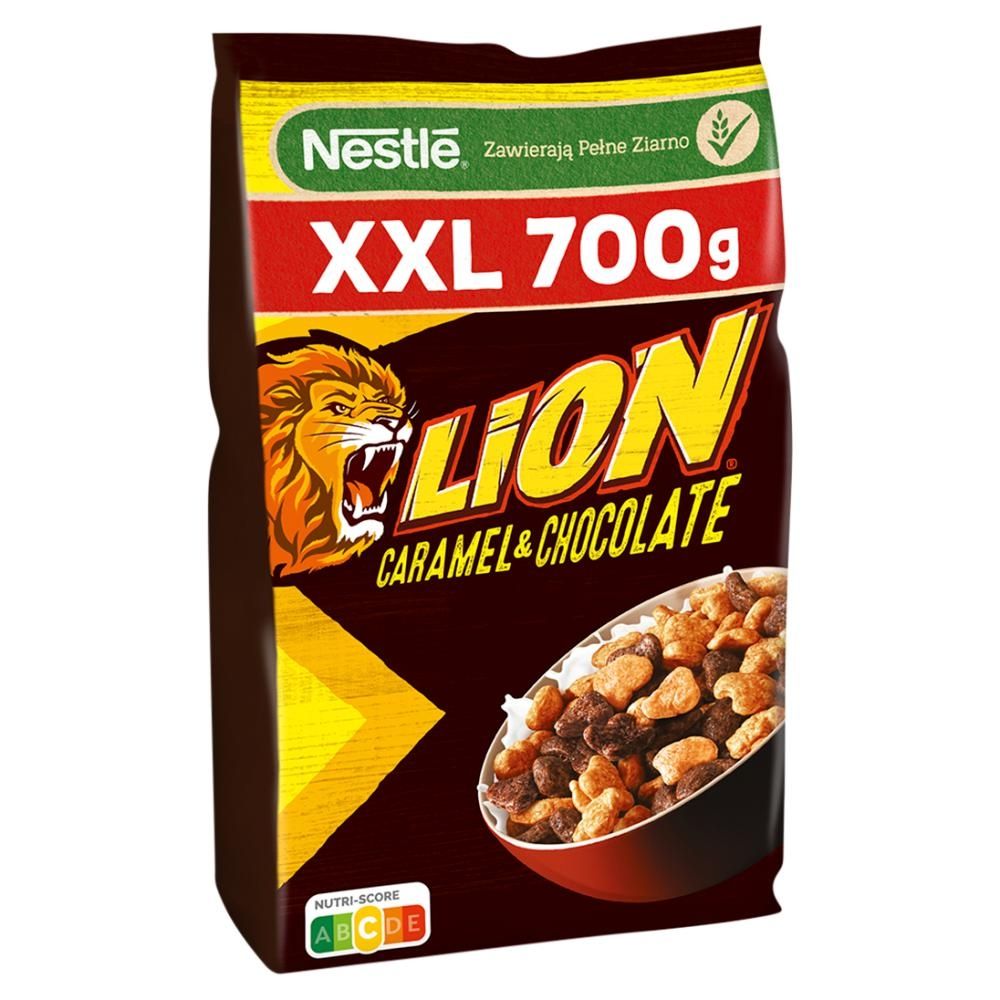 Nestlé Lion XXL Płatki śniadaniowe karmel i czekolada 700 g Zakupy