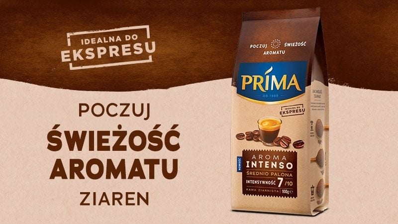 Prima Aroma Intenso Kawa ziarnista 900 g Zakupy online z dostawą do