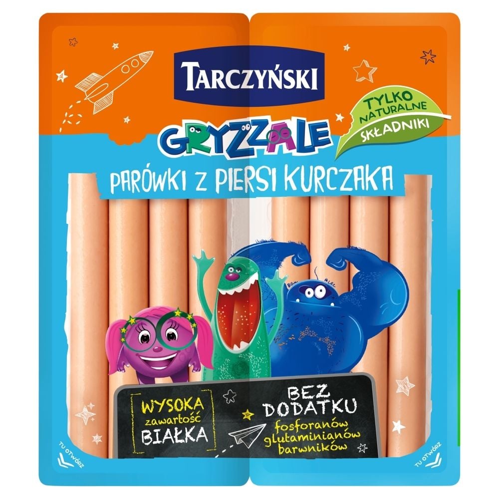 Tarczyński Gryzzale Parówki z piersi kurczaka 160 g 2 x 80 g Zakupy