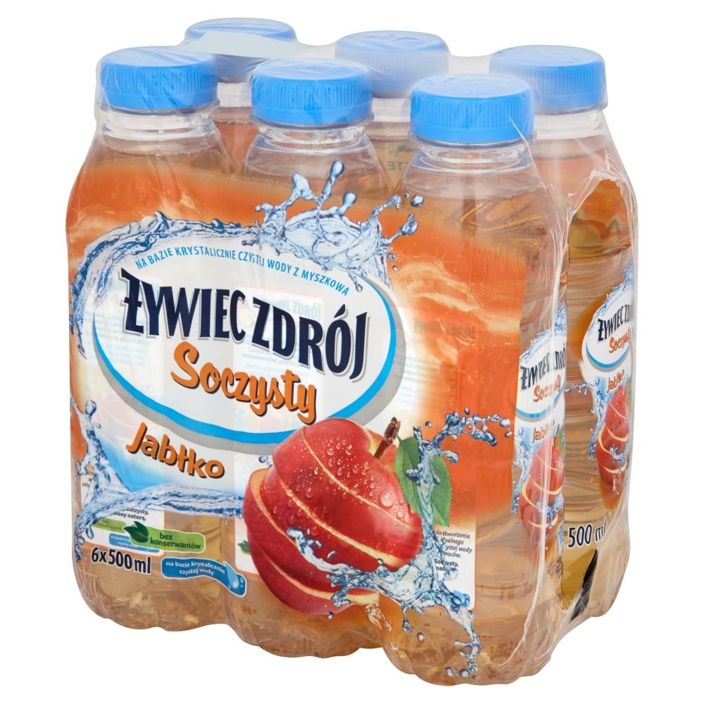 Żywiec Zdrój Soczysty Jabłko Napój niegazowany 6 x 500 ml Zakupy