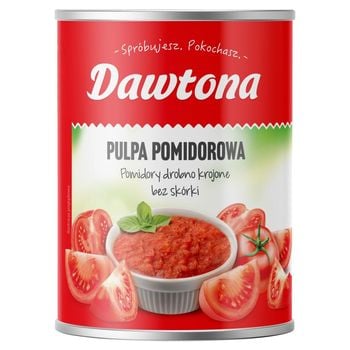 Dawtona Pulpa pomidorowa pomidory drobno krojone bez skórki 400 g ...