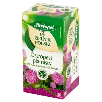 Herbapol Zielnik Polski Ostropest Plamisty Herbatka Ziołowa 40 G (20 X ...