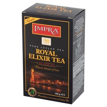 Impra Tea Royal Elixir Knight Herbata Czarna Liściasta Cejlońska 100 G ...