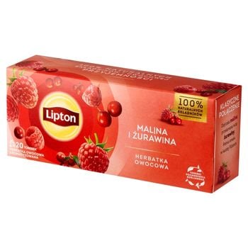 Lipton Herbatka Owocowa Malina I żurawina 32 G (20 Torebek) - Zakupy ...