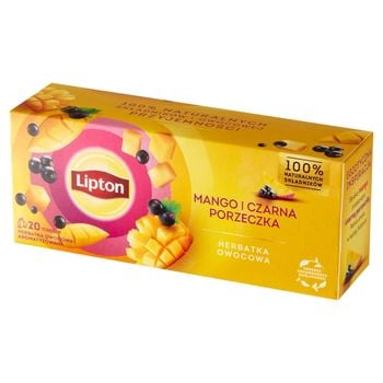 Lipton Herbatka Owocowa Mango I Czarna Porzeczka 34 G (20 Torebek ...