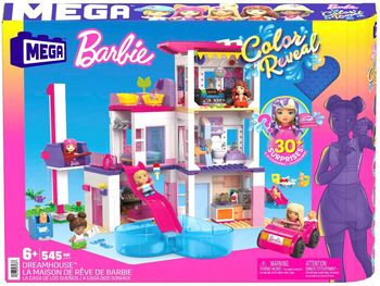 MEGA Barbie Domek Marzeń DreamHouse Zestaw Klocków HHM01 - Zakupy ...