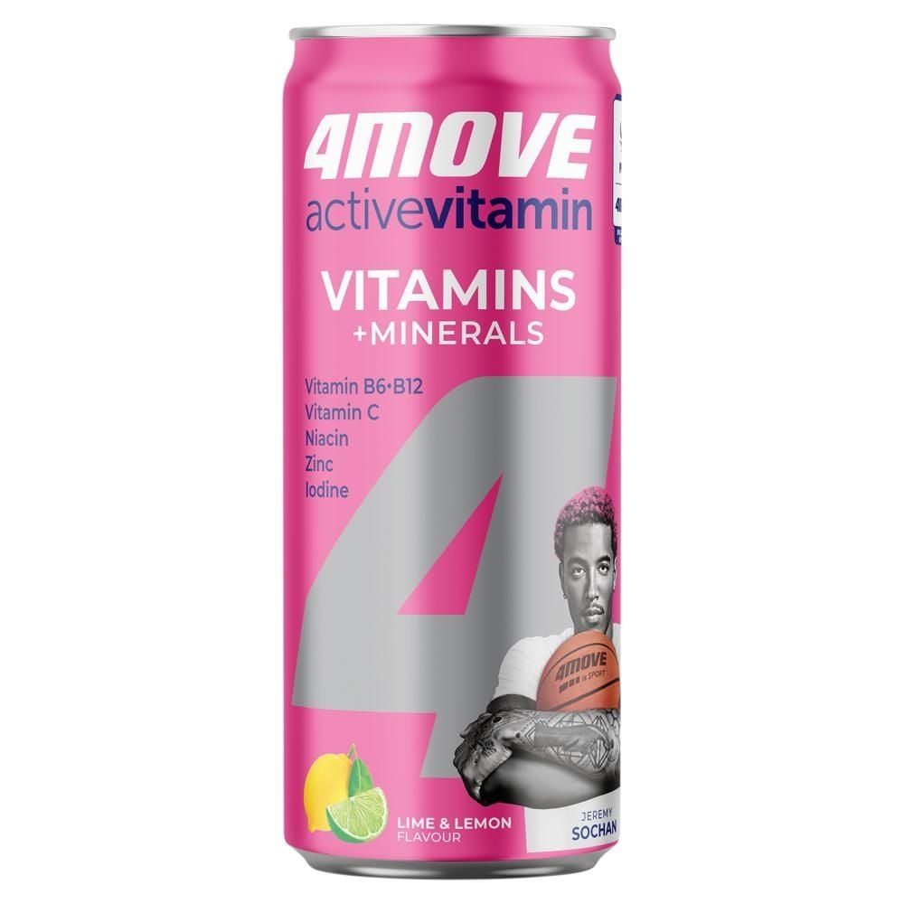 4Move Active Vitamin Gazowany napój smak limonki i cytryny 330 ml