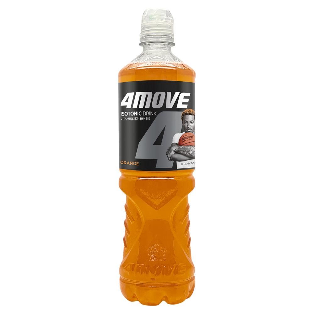 4Move Napój izotoniczny niegazowany o smaku pomarańczowym 750 ml