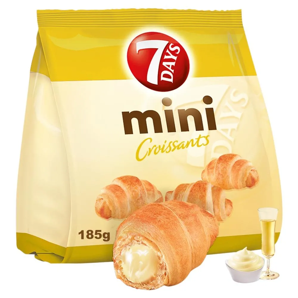 7 Days Mini Rogaliki z nadzieniem z winem musującym spumante 185 g