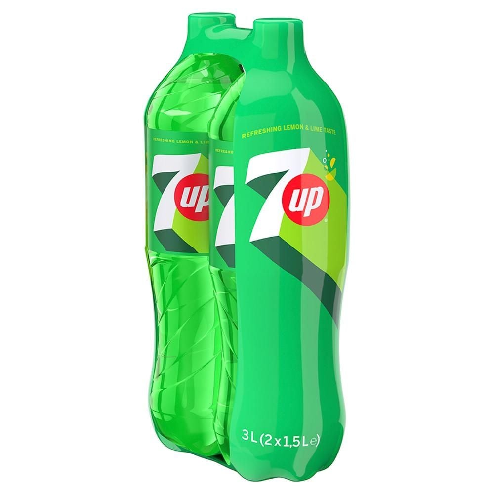 7UP Napój gazowany 3 l (2 x 1,5 l)